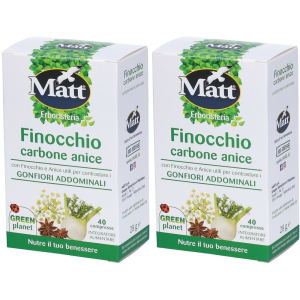 Cerca Offerte di matt erboristeria finocchio carbone anice set da 2 2x28 g compresse e acquista online
