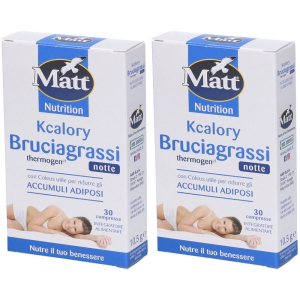 Cerca Offerte di matt® kcalory bruciagrassi thermogen notte set da 2 2x10,5 g compresse e acquista online