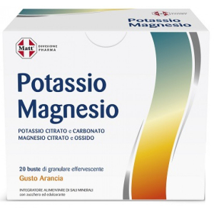 matt pharma potassio/mg 20 bustine bugiardino cod: 934509720 