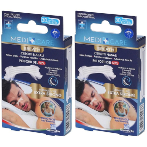 Cerca Offerte di medicare breath cerotti nasali extra strong 5,6 x 1,8 cm 30 pezzi 2x30 e acquista online