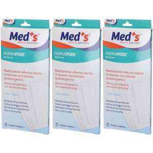 Cerca Offerte di medicazione adesiva meds 10x23 cm 3 pezzi st e acquista online