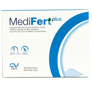 Medifert plus integratore per la normale fertilità e spermatogenesi 30 bustine