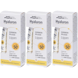 Cerca Offerte di medipharma hyaluron protezione solare labbra spf50+ 3x7 ml e acquista online