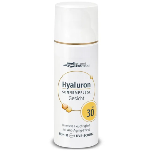 Cerca Offerte di medipharma hyaluron protezione solare viso spf30 50 ml crema solare e acquista online