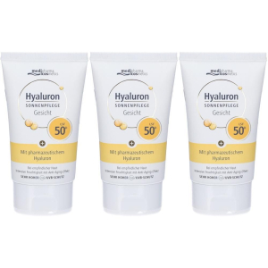 Cerca Offerte di medipharma hyaluron protezione solare viso spf50+ 3x50 ml e acquista online