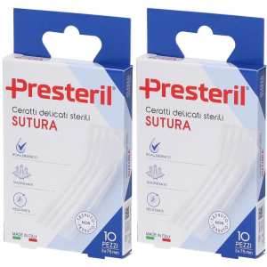 Cerca Offerte di medipresteril cerotti delicati sterili sutura 3 x 75mm 2x10 pz cerotto e acquista online