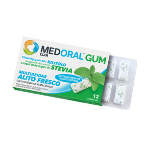 medoral clin gum stevia bugiardino cod: 938969793 