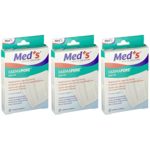 Cerca Offerte di meds® medicazione adesiva sterile 6 x 9 cm 3x5 pz cerotto e acquista online