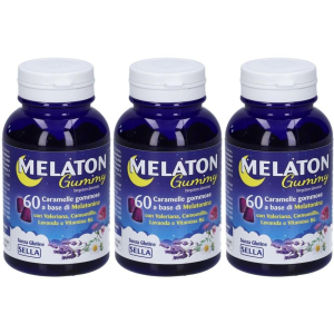 Cerca Offerte di melaton gummy carmelle gommose con melatonina 3x132 g caramelle e acquista online