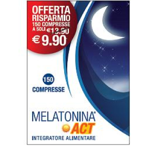 melatonina act 1mg 150 compresse bugiardino cod: 924451887 