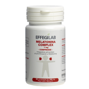 effegilab melatonina 1mg complex integratore bugiardino cod: 925504767 