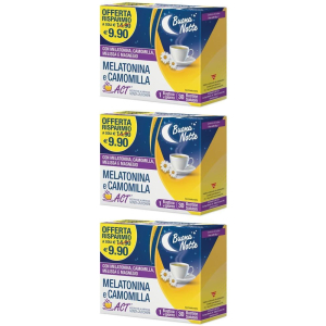 Cerca Offerte di Melatonina e Camomilla Act 3x60 g Polvere per Soluzione Orale e acquista online