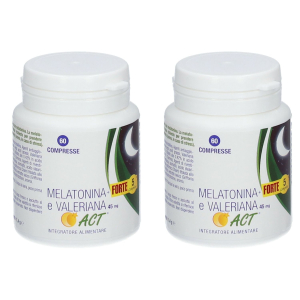 Cerca Offerte di melatonina+forte 5 complex e valeriana act 2x60 pz compresse e acquista online