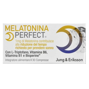 melatonina perfect j&e 30 compresse bugiardino cod: 927050916 