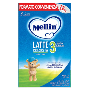 mellin latte crescita 3 1,2kg bugiardino cod: 980251538 