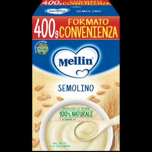 Mellin semolino 400g a 5,14€, Gennaio 2024