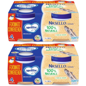 Cerca Offerte di mellin omogeneizzato nasello 2x4x80 g pappa e acquista online