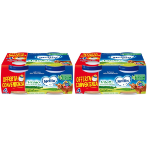 Cerca Offerte di mellin® omogeneizzato vitello 4 x 80 g set da 2 2x4x80 pappa e acquista online