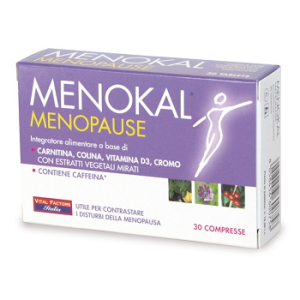 menokal menopause 30 compresse - integratore bugiardino cod: 932219001 