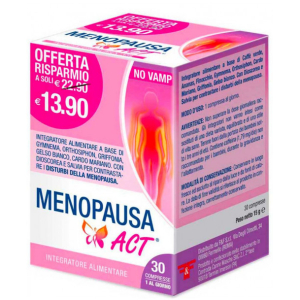 menopausa act 30 compresse bugiardino cod: 981647821 