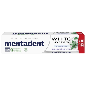 Mentadent white system bicarb