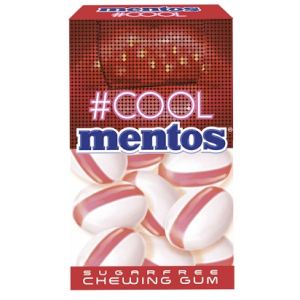 mentos cool strawberry 22 g chewing gum bugiardino cod: 927168397 