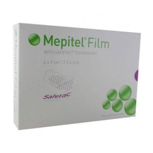 mepitel film medicazione 6,5x7cm 10p bugiardino cod: 922955974 