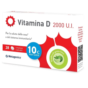 Metagenics vitamina d 2000ui 28 compresse masticabili