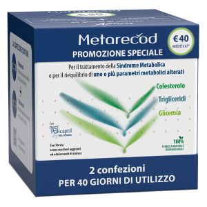 Cerca Offerte di metarecod 80 bustine (2 confezioni da 40 - lunga scadenza) e acquista online