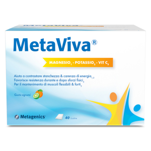 metaviva mg k vit c 40bust bugiardino cod: 988129286 