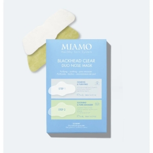 Cerca Offerte di Miamo healty skin system acnever blackhead clear duo nose mask step 1 clearing & purifying 5 pezzi 3 g + step 2 soothing & pore minimizer 5 pezzi 4 g +10 cotton fioc e acquista online