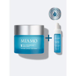 Miamo kit poli-hyaluronic 14+ fusion cream + fusion serum - crema antirughe 50 ml + siero antirughe 4 ml