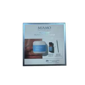 Miamo kit punti neri 1 cleansing purifying mask 60 ml + 1 salicidic acid exfoliator 10 ml + 1 blackhead tool