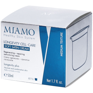 Miamo longevity plus cell care soft satin cream refill 50 ml