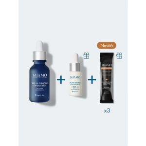 Cerca Offerte di miamo protocollo aox boost&protect - protocollo antirughe e colorito spento - gf5 glutathione siero 30 ml + aging defense sunscreen drops 10 ml + 3 bustine skin defense e acquista online