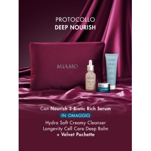 Cerca Offerte di Miamo protocollo deep nourish cofanetto con detergente lenitivo 50ml + siero viso nutriente 30ml + crema rigenerante 10ml e acquista online