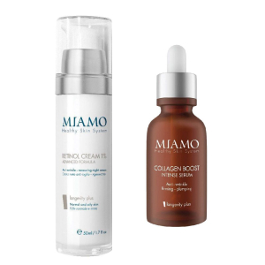 Cerca Offerte di miamo set retinol cream 1% crema notte anti-rughe rigenerante + collag e acquista online