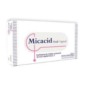 micacid ovuli vaginali 2g 10 pezzi bugiardino cod: 939209235 