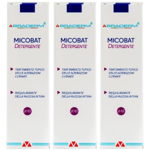 Cerca Offerte di micobat detergente 200 ml braderm 3x200 ml e acquista online