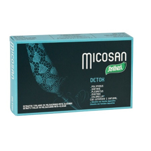 micosan detox 40 capsule 18 g - santiveri bugiardino cod: 970257248 