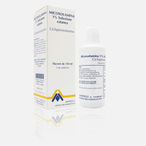 micoxolamina 1% soluzione cutanea contro le bugiardino cod: 025235110 