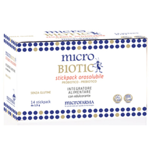 microbiotic stick pack 14 bustine bugiardino cod: 942258928 