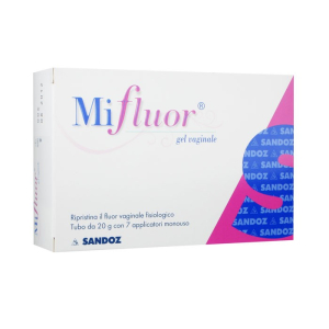 mifluor gel vaginale 20g+7 applicatori bugiardino cod: 906124565 