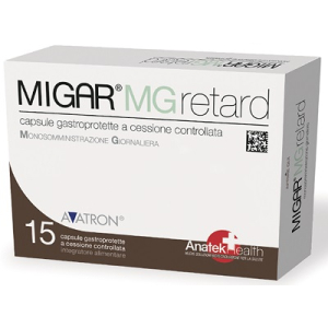 migar mg retard 15 capsule bugiardino cod: 926831076 