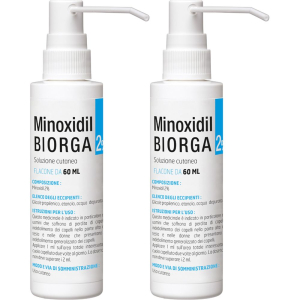 Cerca Offerte di minoxidil biorga 2% soluzione cutanea 60ml set da 2 2x60 ml e acquista online
