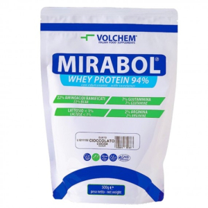 volchem mirabol whey protein 94% banana 500 g bugiardino cod: 939347377 