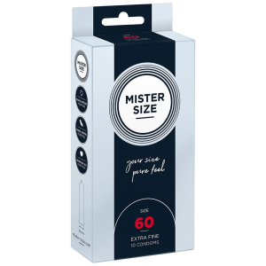 Cerca Offerte di mister size *60* 10 pz preservativi e acquista online