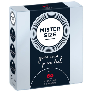 Cerca Offerte di mister size *60* 3 pz preservativi e acquista online