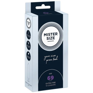 Cerca Offerte di mister size *69* 10 pz preservativi e acquista online