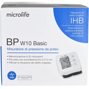 Misuratore di pressione da polso bp w10 basic - colpharma